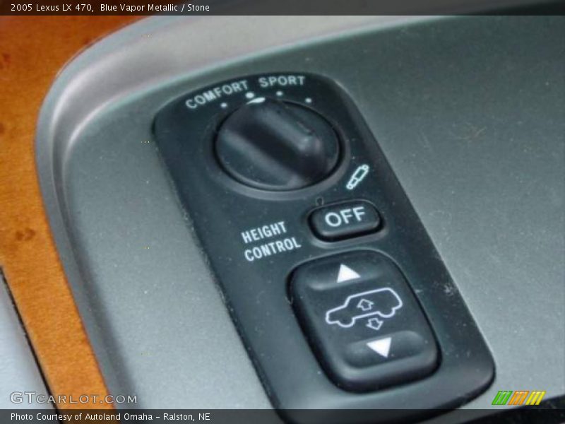 Blue Vapor Metallic / Stone 2005 Lexus LX 470