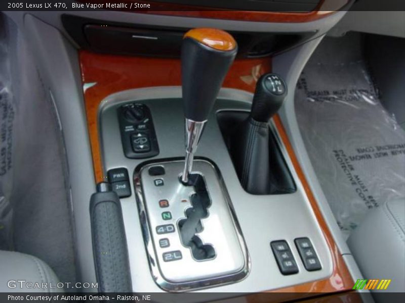 Blue Vapor Metallic / Stone 2005 Lexus LX 470