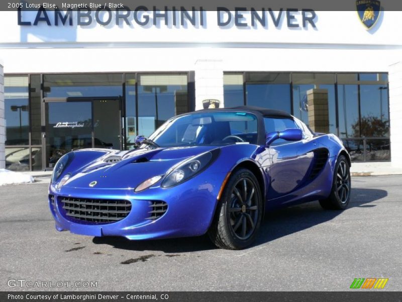Magnetic Blue / Black 2005 Lotus Elise
