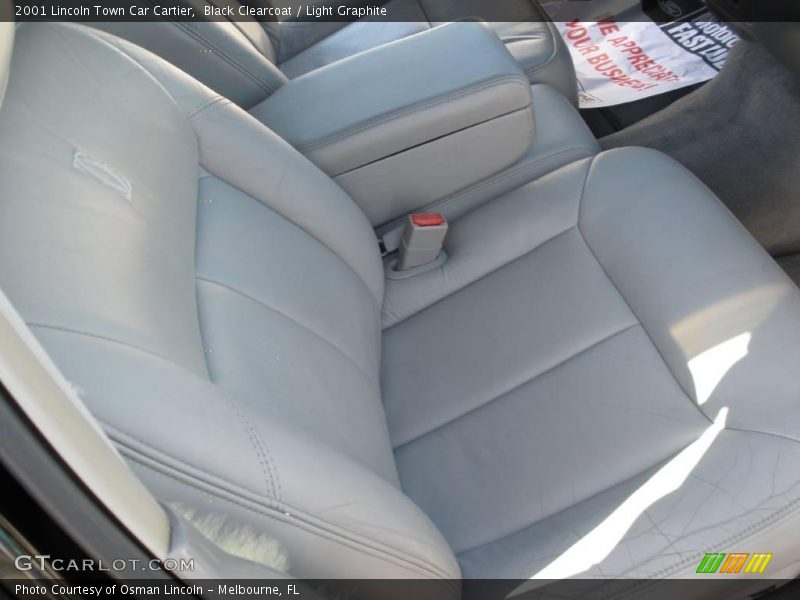 Black Clearcoat / Light Graphite 2001 Lincoln Town Car Cartier