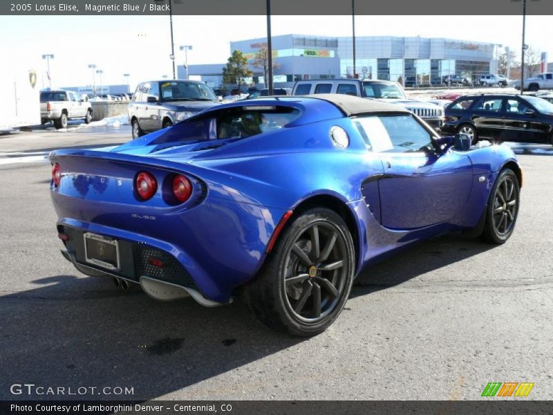 Magnetic Blue / Black 2005 Lotus Elise