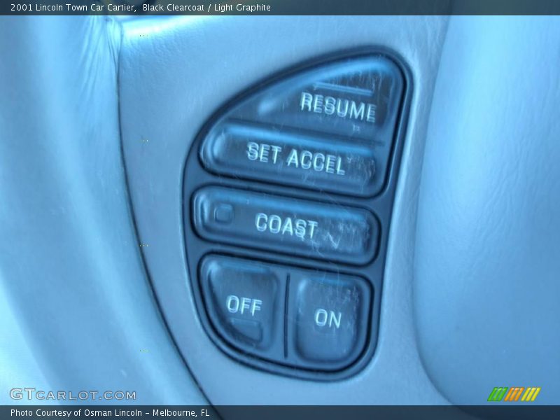 Black Clearcoat / Light Graphite 2001 Lincoln Town Car Cartier