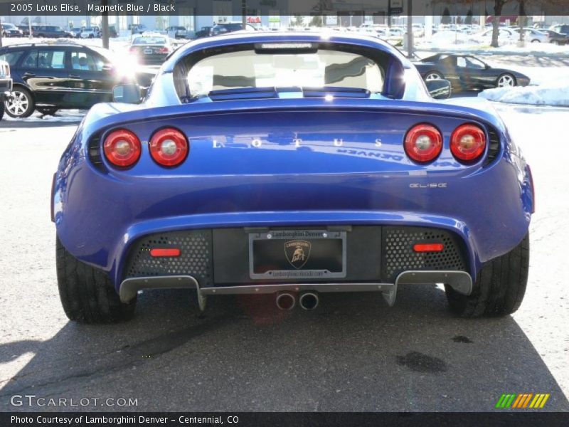 Magnetic Blue / Black 2005 Lotus Elise