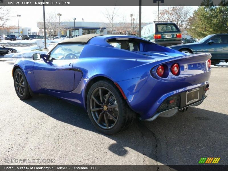 Magnetic Blue / Black 2005 Lotus Elise