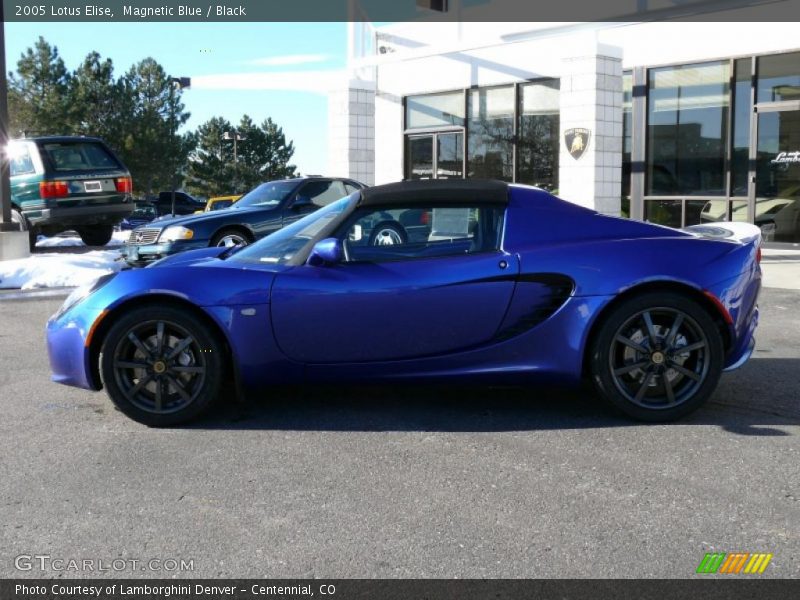 Magnetic Blue / Black 2005 Lotus Elise