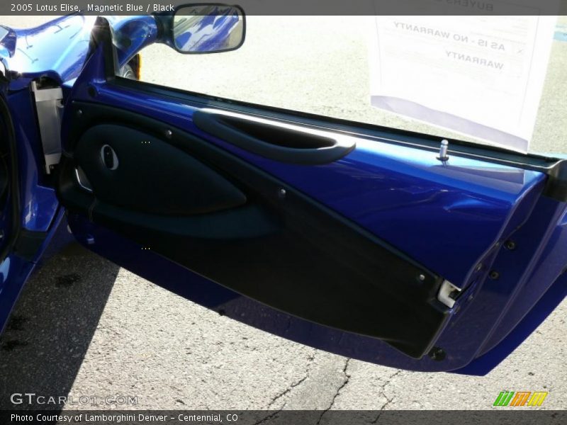 Magnetic Blue / Black 2005 Lotus Elise
