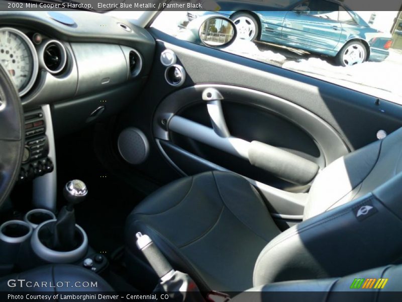 Electric Blue Metallic / Panther Black 2002 Mini Cooper S Hardtop