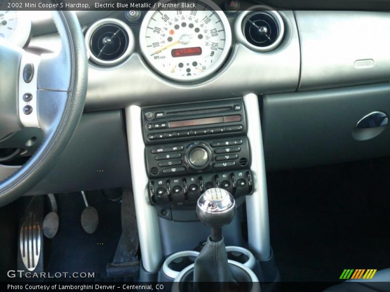 Electric Blue Metallic / Panther Black 2002 Mini Cooper S Hardtop