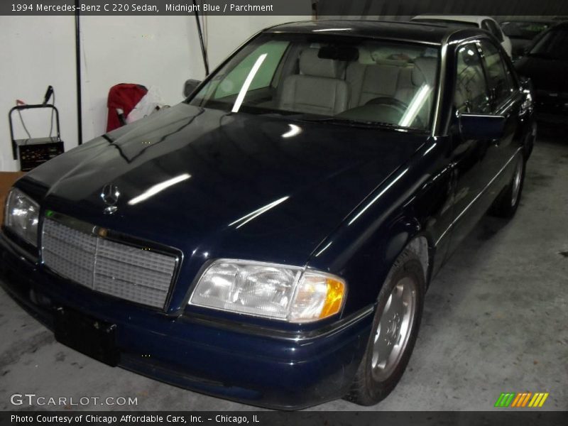 Midnight Blue / Parchment 1994 Mercedes-Benz C 220 Sedan