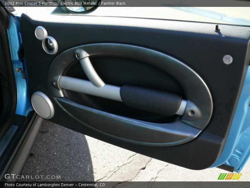 Electric Blue Metallic / Panther Black 2002 Mini Cooper S Hardtop