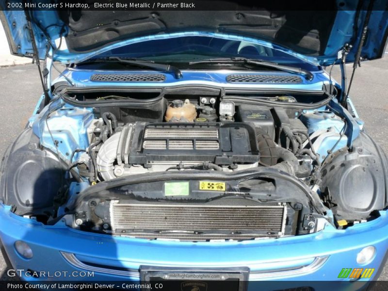 Electric Blue Metallic / Panther Black 2002 Mini Cooper S Hardtop