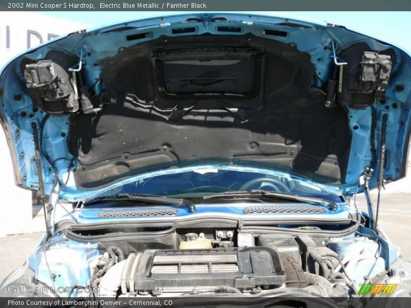 Electric Blue Metallic / Panther Black 2002 Mini Cooper S Hardtop
