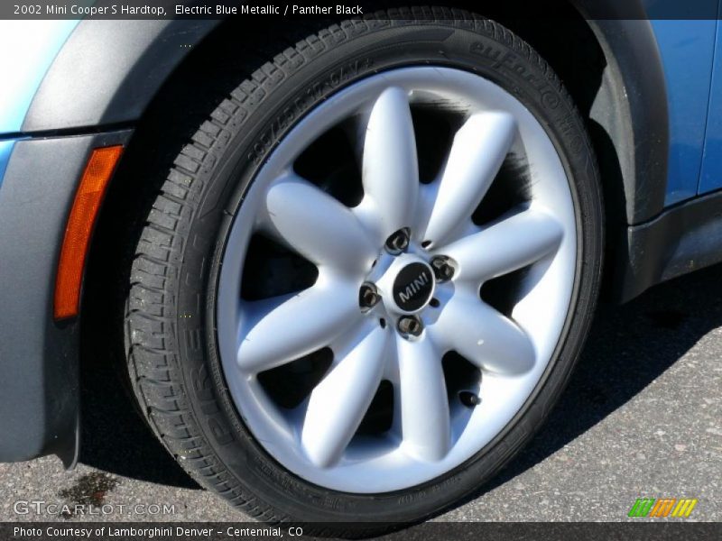 Electric Blue Metallic / Panther Black 2002 Mini Cooper S Hardtop