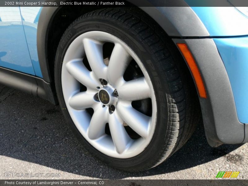 Electric Blue Metallic / Panther Black 2002 Mini Cooper S Hardtop