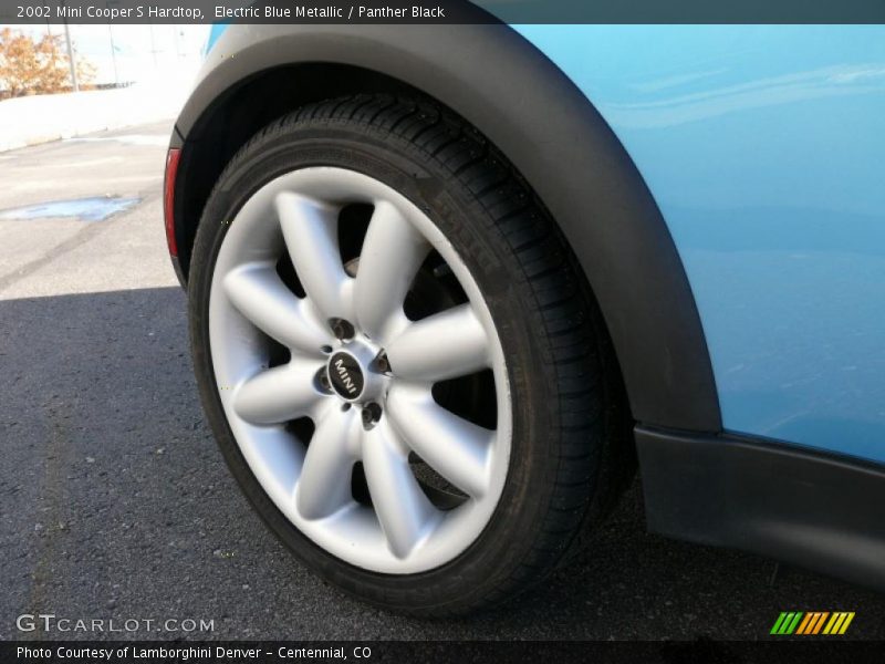 Electric Blue Metallic / Panther Black 2002 Mini Cooper S Hardtop