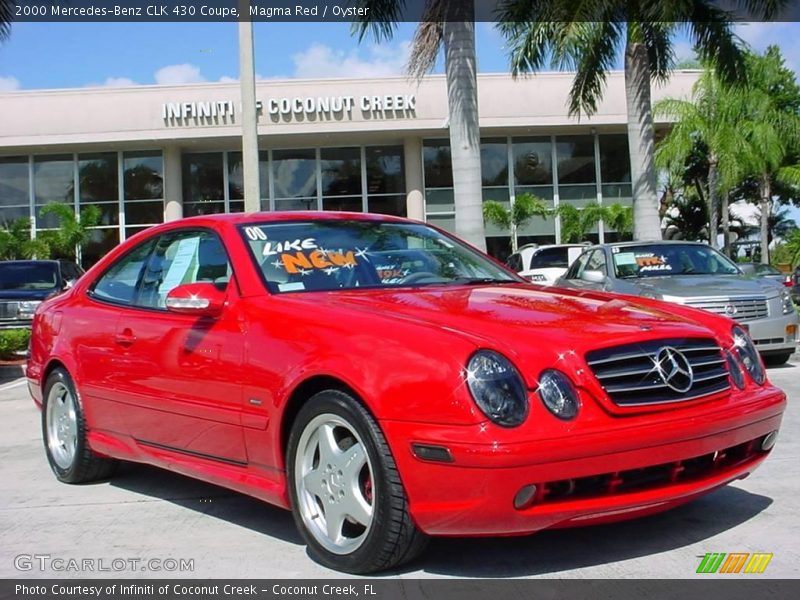 Magma Red / Oyster 2000 Mercedes-Benz CLK 430 Coupe