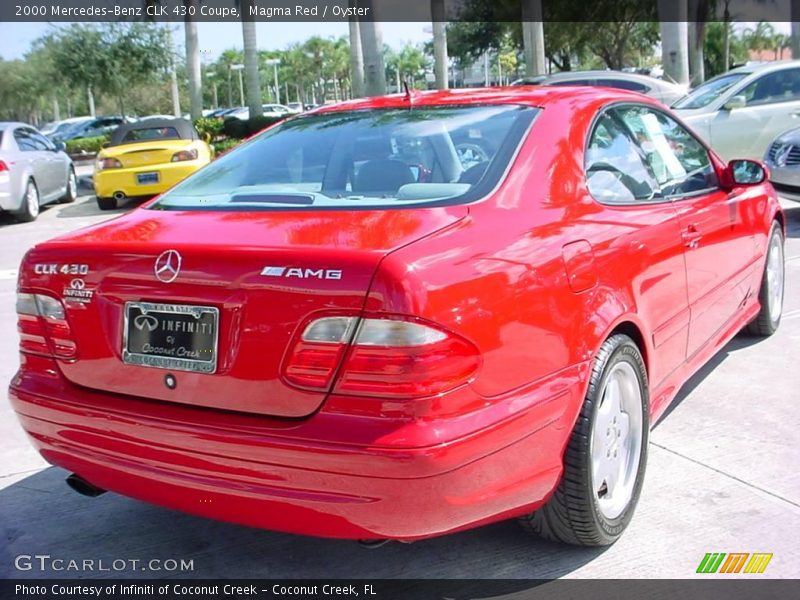 Magma Red / Oyster 2000 Mercedes-Benz CLK 430 Coupe