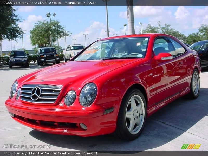 Magma Red / Oyster 2000 Mercedes-Benz CLK 430 Coupe