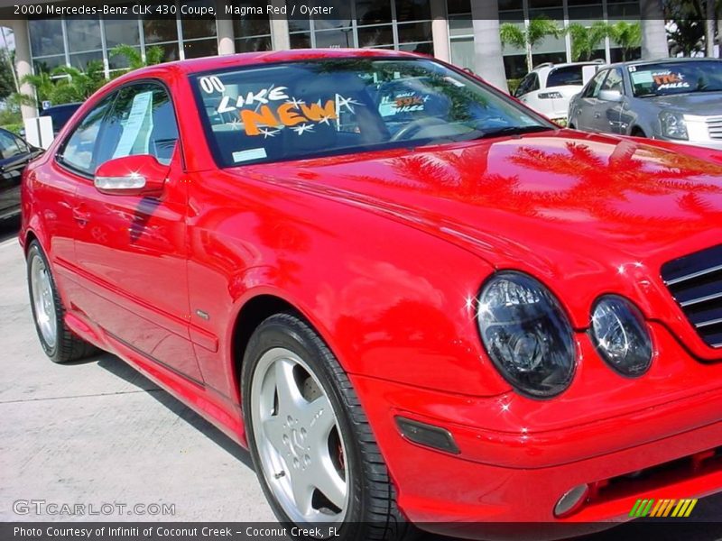 Magma Red / Oyster 2000 Mercedes-Benz CLK 430 Coupe