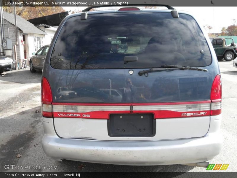 Medium Wedgewood Blue Metallic / Graphite 1998 Mercury Villager GS