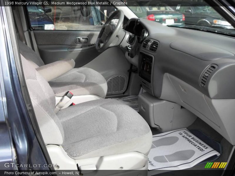 Medium Wedgewood Blue Metallic / Graphite 1998 Mercury Villager GS