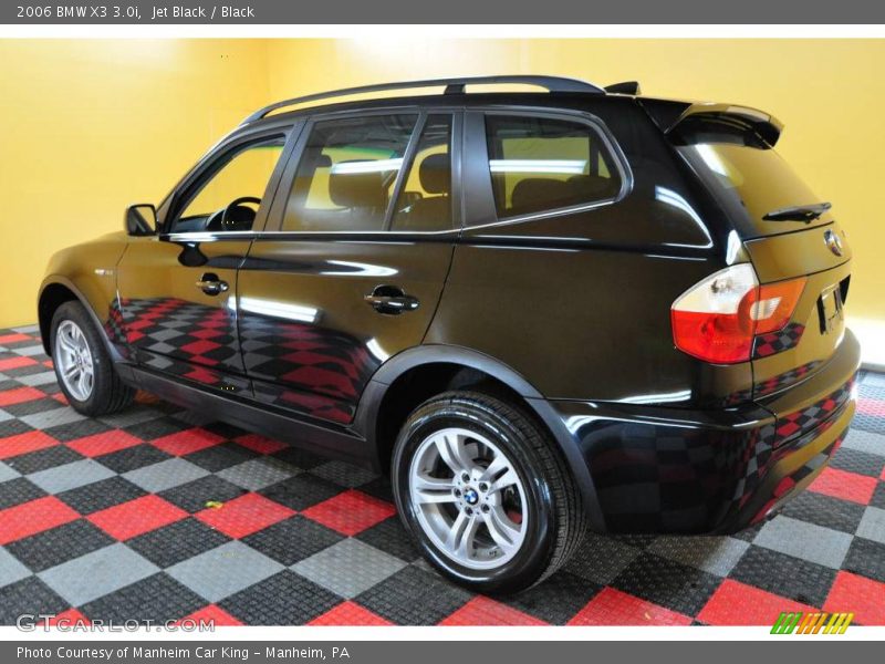 Jet Black / Black 2006 BMW X3 3.0i
