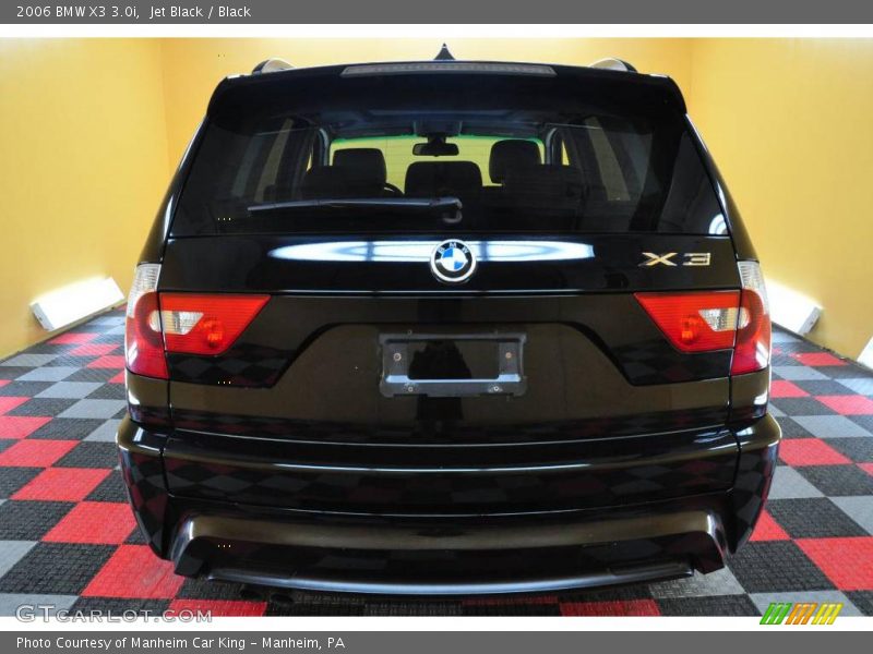 Jet Black / Black 2006 BMW X3 3.0i