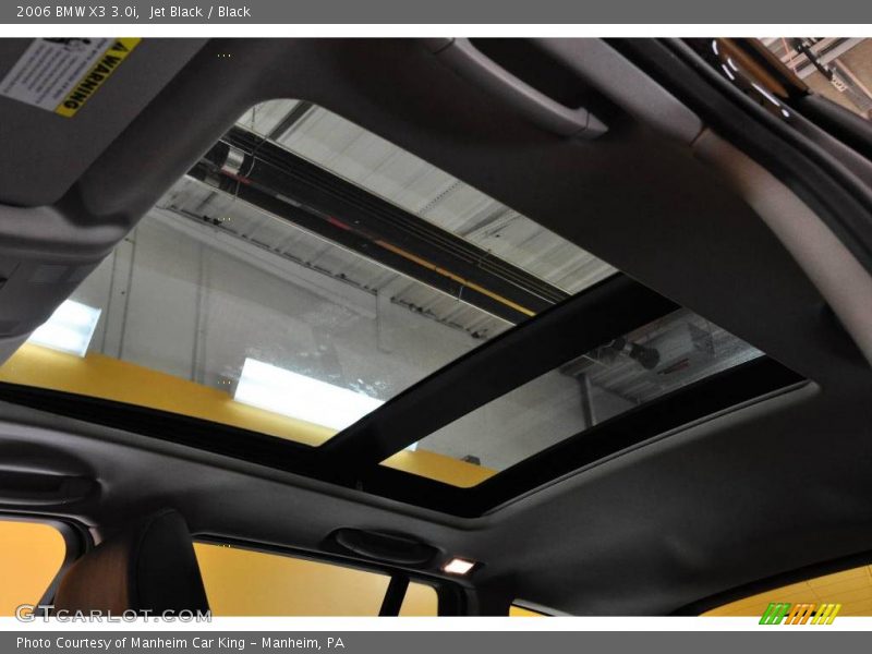 Jet Black / Black 2006 BMW X3 3.0i