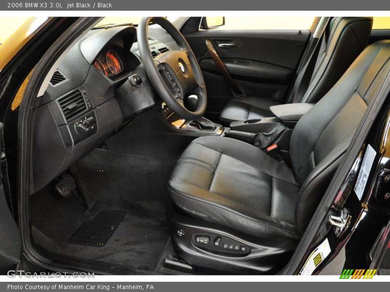 Jet Black / Black 2006 BMW X3 3.0i