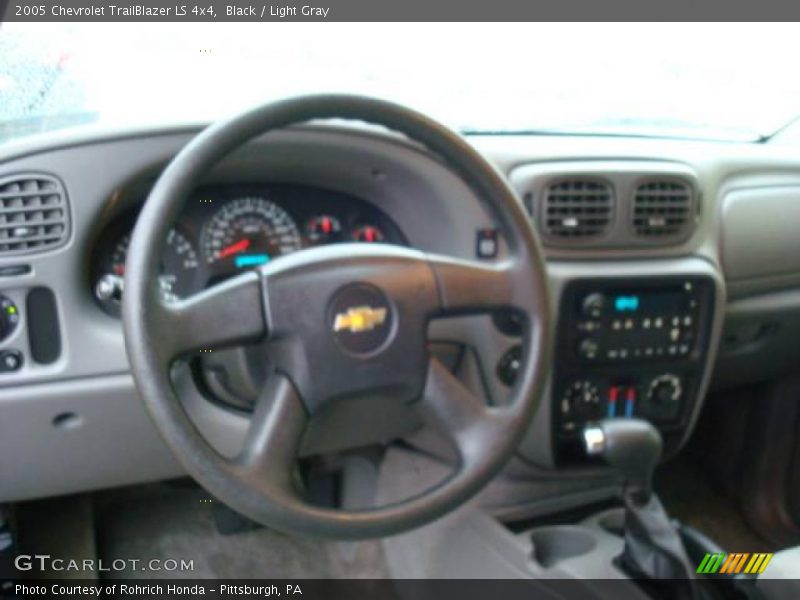 Black / Light Gray 2005 Chevrolet TrailBlazer LS 4x4