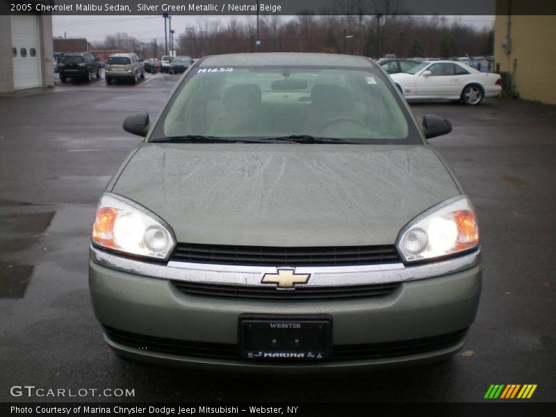 Silver Green Metallic / Neutral Beige 2005 Chevrolet Malibu Sedan