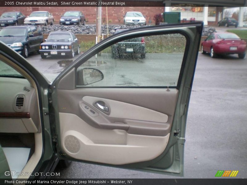 Silver Green Metallic / Neutral Beige 2005 Chevrolet Malibu Sedan