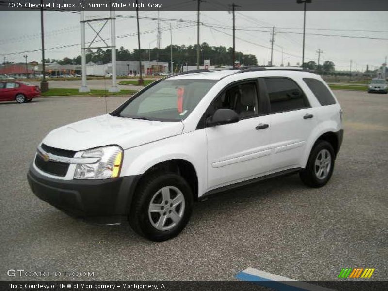 Summit White / Light Gray 2005 Chevrolet Equinox LS