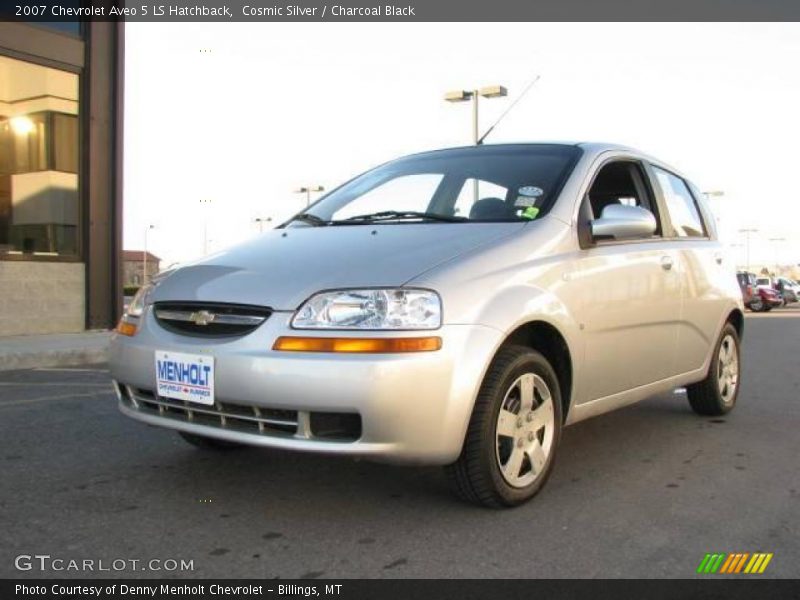 Cosmic Silver / Charcoal Black 2007 Chevrolet Aveo 5 LS Hatchback