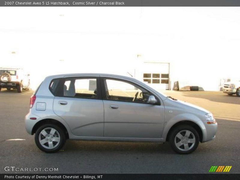 Cosmic Silver / Charcoal Black 2007 Chevrolet Aveo 5 LS Hatchback