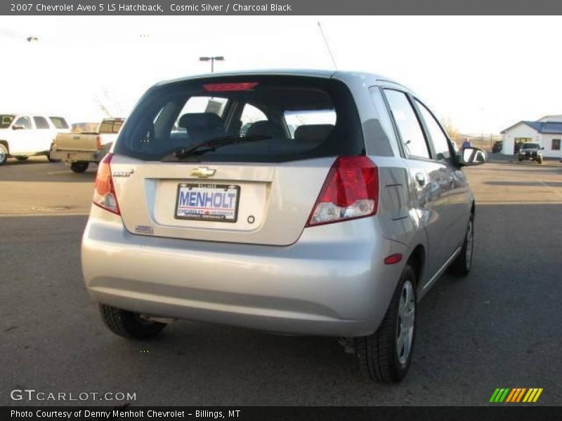 Cosmic Silver / Charcoal Black 2007 Chevrolet Aveo 5 LS Hatchback