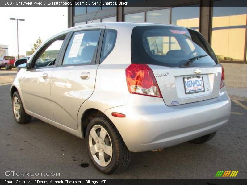 Cosmic Silver / Charcoal Black 2007 Chevrolet Aveo 5 LS Hatchback