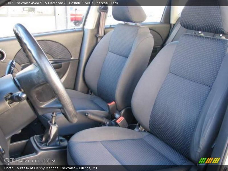 Cosmic Silver / Charcoal Black 2007 Chevrolet Aveo 5 LS Hatchback