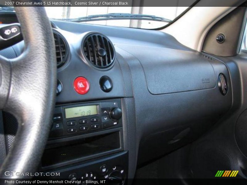 Cosmic Silver / Charcoal Black 2007 Chevrolet Aveo 5 LS Hatchback