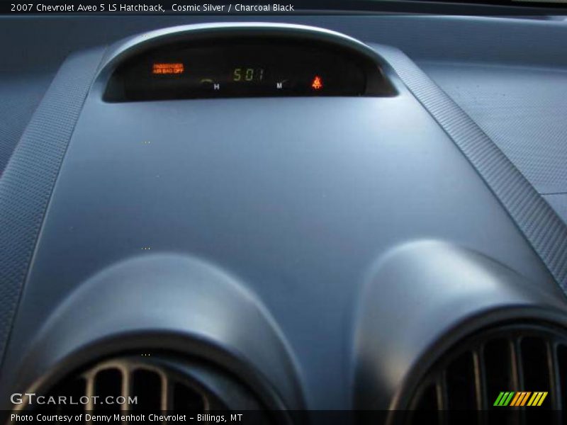Cosmic Silver / Charcoal Black 2007 Chevrolet Aveo 5 LS Hatchback