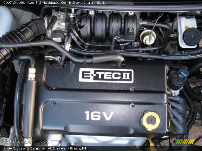 Cosmic Silver / Charcoal Black 2007 Chevrolet Aveo 5 LS Hatchback