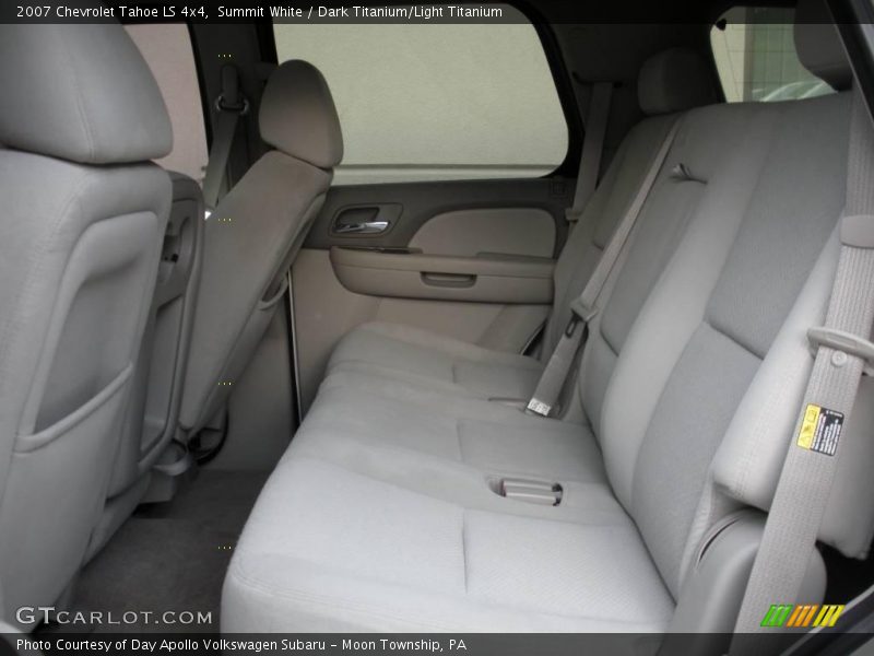 Summit White / Dark Titanium/Light Titanium 2007 Chevrolet Tahoe LS 4x4
