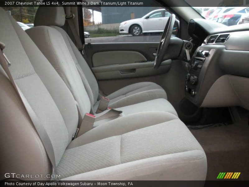 Summit White / Dark Titanium/Light Titanium 2007 Chevrolet Tahoe LS 4x4