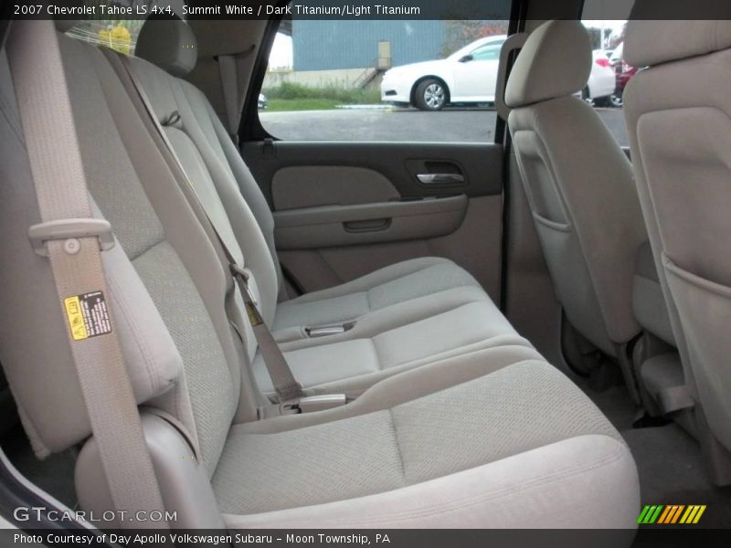 Summit White / Dark Titanium/Light Titanium 2007 Chevrolet Tahoe LS 4x4
