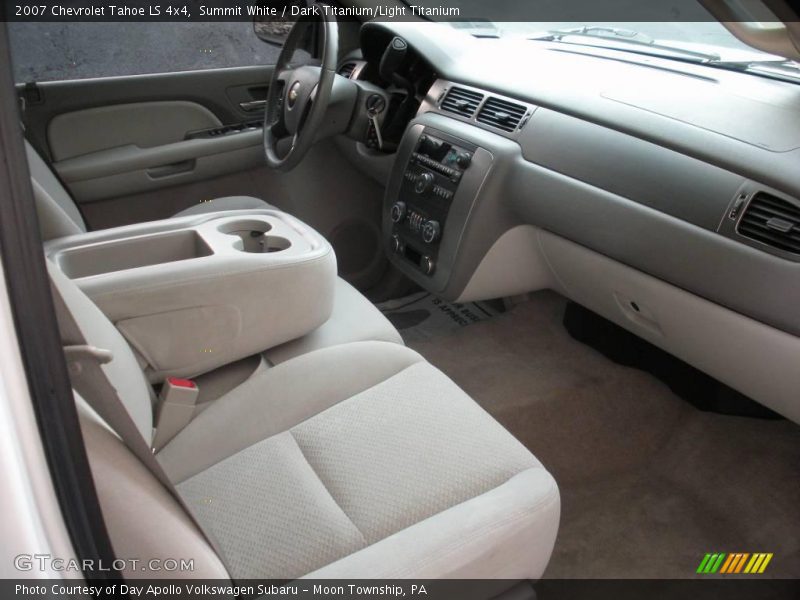 Summit White / Dark Titanium/Light Titanium 2007 Chevrolet Tahoe LS 4x4