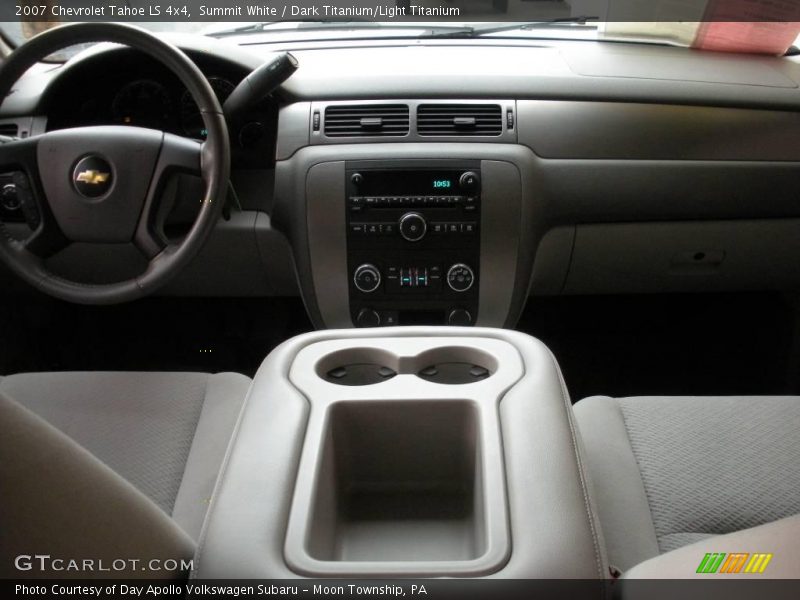 Summit White / Dark Titanium/Light Titanium 2007 Chevrolet Tahoe LS 4x4