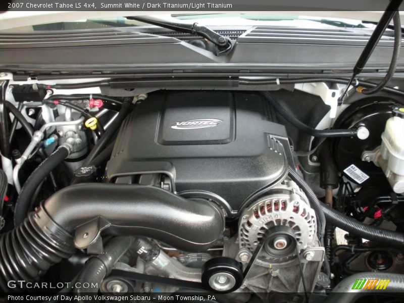 Summit White / Dark Titanium/Light Titanium 2007 Chevrolet Tahoe LS 4x4