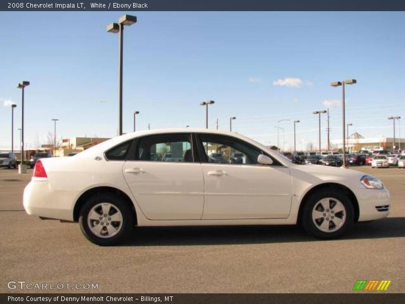 White / Ebony Black 2008 Chevrolet Impala LT