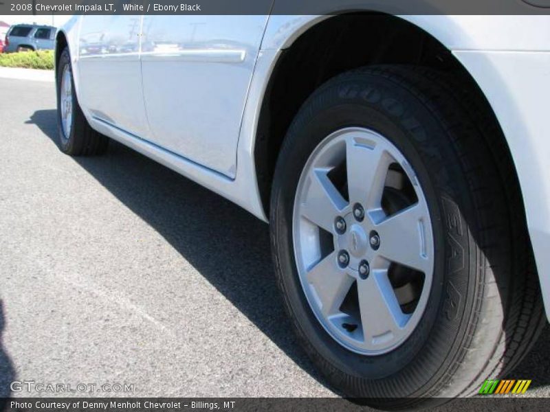 White / Ebony Black 2008 Chevrolet Impala LT