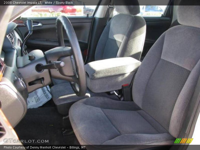White / Ebony Black 2008 Chevrolet Impala LT